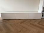 TV kast hoogglans wit -zwevend-, Overige materialen, Gebruikt, Ophalen of Verzenden, 200 cm of meer