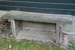 Vurenhouten tuinbank hout 150 breed, 53 diep, 48 hoog, Ophalen, Gebruikt, Hout