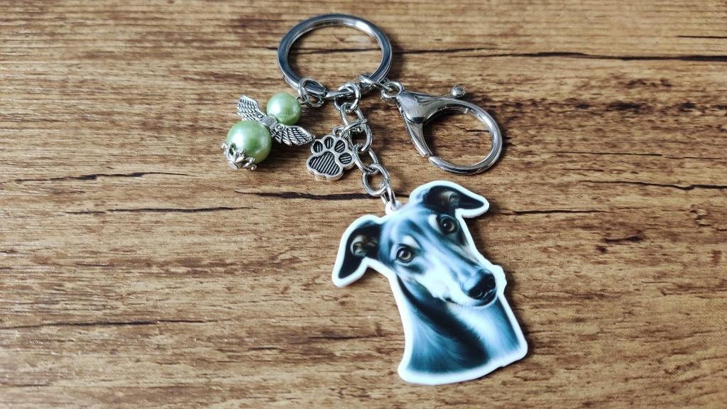 Sleutelhanger Greyhound groot beschermengeltje, Dieren en Toebehoren, Verzenden, Nieuw