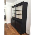 Buffetkast deuren 4 lades kleur zwart/wit nu laagste prijs, 200 cm of meer, Glas, Nieuw, 3 of 4 laden