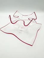 70s Space Age plexiglas schaal en schotel, Huis en Inrichting, Woonaccessoires | Schalen en Manden, Kunststof, Gebruikt, Schaal