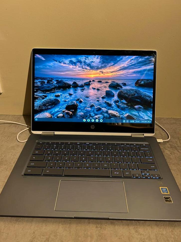 HP Chromebook, Computers en Software, Chromebooks, Gebruikt, 14 inch, 4 GB of minder, 32 GB of minder, Touchscreen, Ophalen
