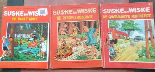 Suske en Wiske Albums  + Poppetjes + Bidon + DVD 's + Gratis, Boeken, Stripboeken, Zo goed als nieuw, Meerdere stripboeken, Ophalen