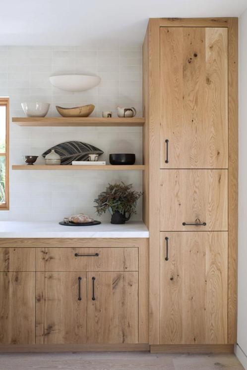 Net geprijsde houten keukens - MASSIEF EIKEN, Huis en Inrichting, Keuken | Complete keukens, Nieuw, Graniet of Steen, Greeploos