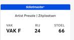 Shawn Mendes ticket te koop, Eén persoon, Augustus