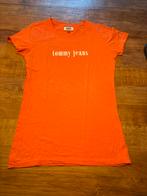 Tommy Jeans Oranje T-shirt XS, Oranje, Ophalen of Verzenden, Zo goed als nieuw, Korte mouw