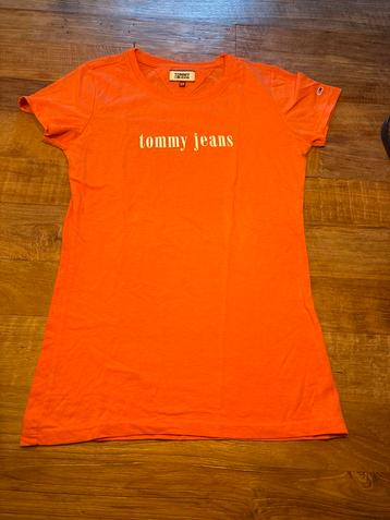 Tommy Jeans Oranje T-shirt XS beschikbaar voor biedingen