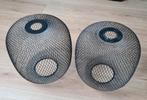 Ikea Luftmassa lampenkappen 2x, Ophalen, Zo goed als nieuw, Zwart, Rond