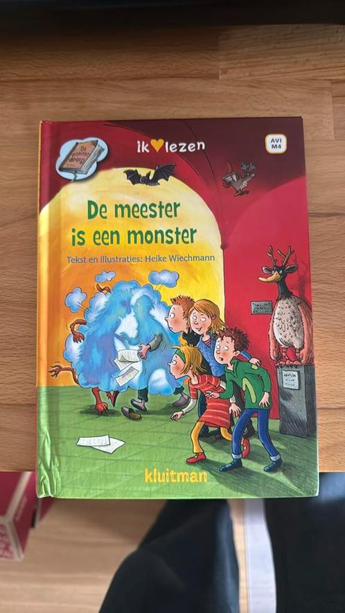 Heike Wiechman - De meester is een monster, Boeken, Kinderboeken | Jeugd | onder 10 jaar, Gelezen, Ophalen of Verzenden