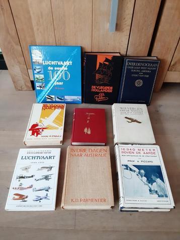 Diverse (historische) boeken over luchtvaart beschikbaar voor biedingen