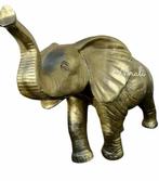 Olifant dier goud XL decoratie  - jungle thema feest rental, Ophalen, Zo goed als nieuw, Verjaardag
