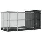 Volière met verlengstuk zilver 416x203x216 cm €599, Ophalen of Verzenden, Nieuw, Vogelkooi