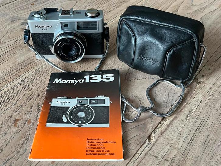 Mamiya 135 Rangefinder camera 35mm Japan, ca. 1970s, Audio, Tv en Foto, Fotocamera's Analoog, Gebruikt, Compact, Overige Merken