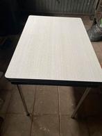Vintage formica eettafel, Huis en Inrichting, Tafels | Eettafels, Gebruikt, 150 tot 200 cm, Rechthoekig, 50 tot 100 cm