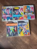 Just Dance Wii - 5 stuks, Spelcomputers en Games, Games | Nintendo Wii, Muziek, Gebruikt, Eén computer, Ophalen of Verzenden