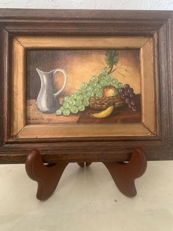  brocante stilleven op paneelgesigneerd H.A.Walters uit 1941 beschikbaar voor biedingen