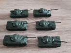 N-spoor set van 6 tanks met beweegbare loop en touret, Ophalen of Verzenden, Zo goed als nieuw, Brug, Tunnel of Gebouw, Overige merken