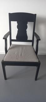 eetkamerstoelen, Huis en Inrichting, Ophalen, Hout, Gebruikt, Zwart