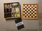 Gezelschapsspellen in houten bak, Ophalen of Verzenden, Zo goed als nieuw
