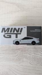 bmw m4 csl frozen grey mini gt 1:64, Ophalen of Verzenden, Nieuw