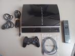 PS3 met 1 controller, afstandsbediening en oplader, Spelcomputers en Games, Spelcomputers | Sony PlayStation 3, 80 GB, Met 1 controller