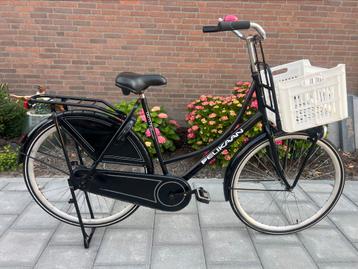 Damesfiets omafiets met voorrek 28 inch beschikbaar voor biedingen