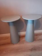 2 ronde stevige tafeltjes, Huis en Inrichting, Ophalen, Zo goed als nieuw, Rond, Minder dan 55 cm