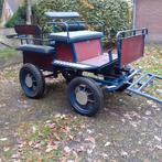 Nette Shetlander recreatiewagen menwagen  Ponywagen ponykar, Dieren en Toebehoren, Rijtuigen en Koetsen, Gebruikt, Pony