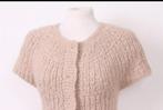 Inti alpaca vest beige / licht roze M, Kleding | Dames, Ophalen of Verzenden, Zo goed als nieuw, Maat 38/40 (M), Beige