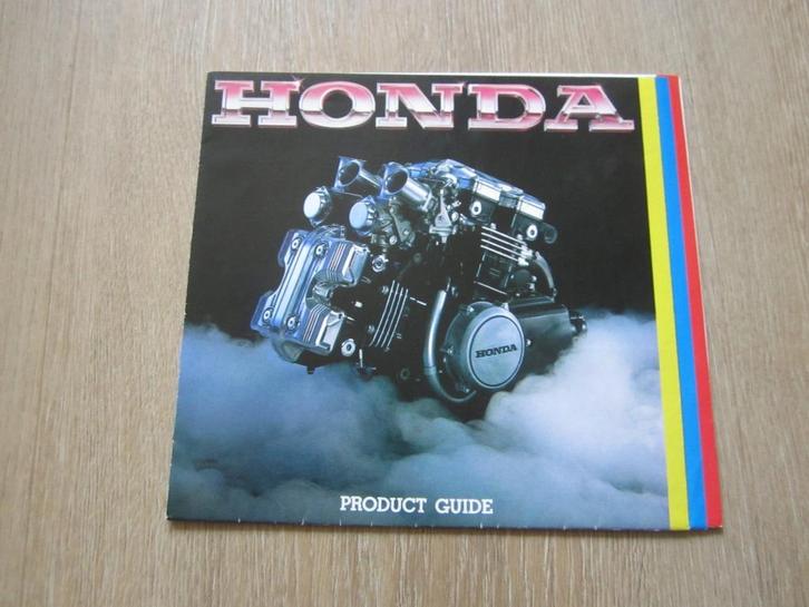 Honda o.a. CX650 Turbo / MBX 125F VFR1000R folder 1983 1984, Motoren, Handleidingen en Instructieboekjes, Honda, Ophalen of Verzenden