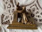 Antiek beeld Sint Antonius met kind, Ophalen of Verzenden