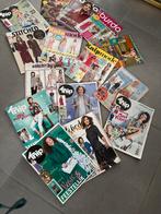 15 Naaitijdschriften: Knipmode, Burda, Stitched, Ophalen of Verzenden, Gelezen, Damesbladen