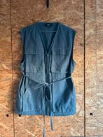 Another Label Vest Maat L Katoen/Linnen, Kleding | Dames, Ophalen of Verzenden, Gedragen, Maat 42/44 (L), Blauw