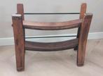 Vintage houten wijnrek, Ophalen, Gebruikt, Hout