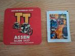 TT Assen bierviltje en zuikerzakje, Ophalen of Verzenden, Zo goed als nieuw
