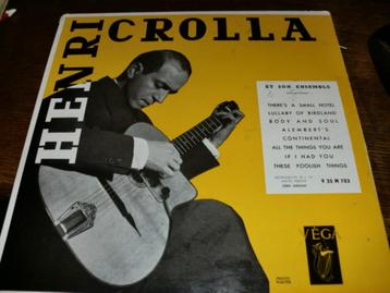 Henri Crolla ‎ There's A Small Hotel  Vega 10"LP France 1957 beschikbaar voor biedingen