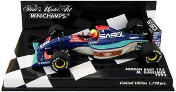 ミニカー MINICHAMPS Jordan 192 M. Gugelmin 1992 MINICHAMPS 1/43 JORDAN HART 192 M. GUGELMIN 1992 | eBay