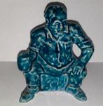 Vintage beeldje Wade Atromidin ICI blauwe man, Verzamelen, Beelden en Beeldjes, Ophalen of Verzenden, Zo goed als nieuw, Mens