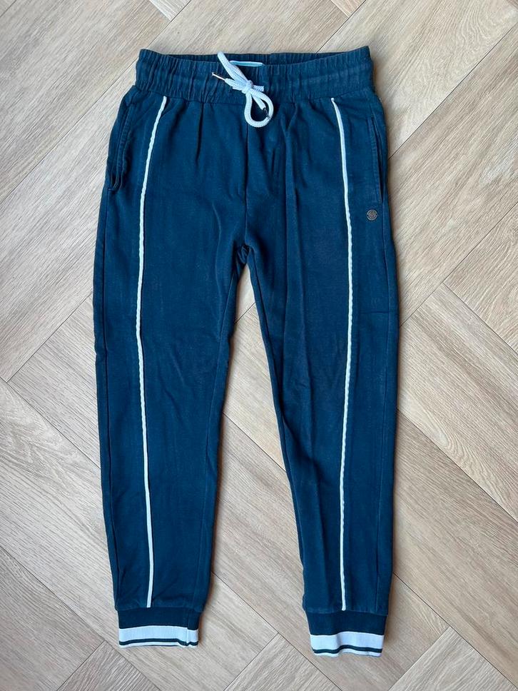 Vingino broek/jogging, blauw, mt 128 (8), Kinderen en Baby's, Kinderkleding | Maat 128, Zo goed als nieuw, Meisje, Broek, Ophalen of Verzenden