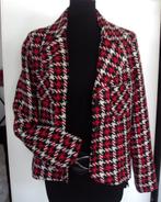 Pied le Coq jasje, rood/zwart/ crème NEVER MIND maat M, Maat 38/40 (M), Never Mind, Ophalen of Verzenden, Zo goed als nieuw