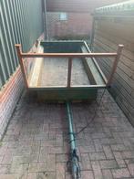 aanhanger van ijzer met hard houten bodem plaat, Ophalen, Gebruikt, 80 kg of meer