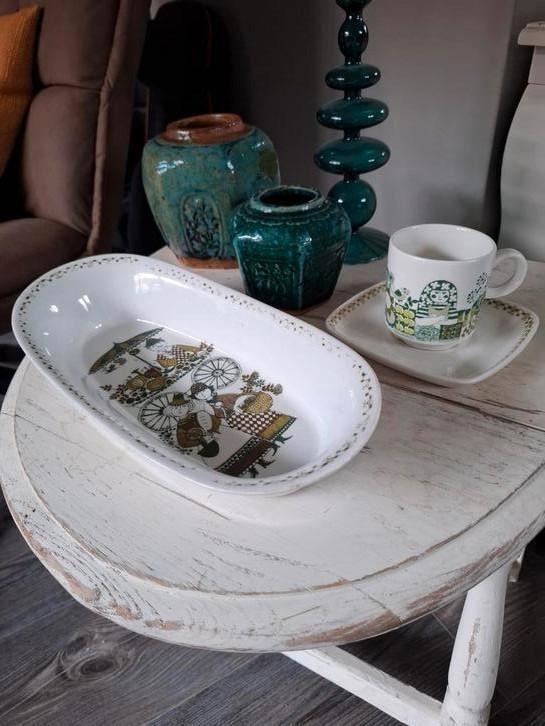 Figgjo Flint Turi-design Market schaaltje en kop en schotel, Huis en Inrichting, Keuken | Servies, Overige stijlen, Porselein