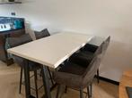 Bartafel met Krukken, Huis en Inrichting, Tafels | Eettafels, Ophalen, 100 tot 150 cm, 50 tot 100 cm, Zo goed als nieuw