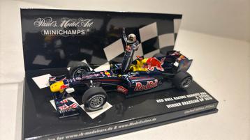 F1 red bull rb6 s. Vettel 2010 brazilian minichamps 1.43 beschikbaar voor biedingen