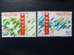 Postzegels Zwitserland 1990 confederatie - cw.  € 2,50., Postzegels en Munten, Ophalen of Verzenden, Gestempeld