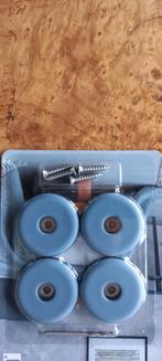 Meubelglijders 4x plastic, Ophalen of Verzenden