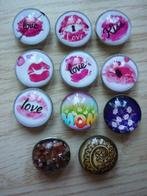 nieuw! clicks armbanden en losse clicks /buttons OPRUIMING !, Ophalen of Verzenden, Nieuw, Met strass