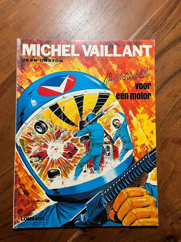 Michel Vaillant 21 Gevecht voor een motor 1972, Boeken, Stripboeken, Zo goed als nieuw, Eén stripboek, Ophalen of Verzenden