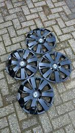 set zwarte renault wieldoppen 15 inch 4 stuks, Auto diversen, Wieldoppen, Ophalen of Verzenden, Nieuw