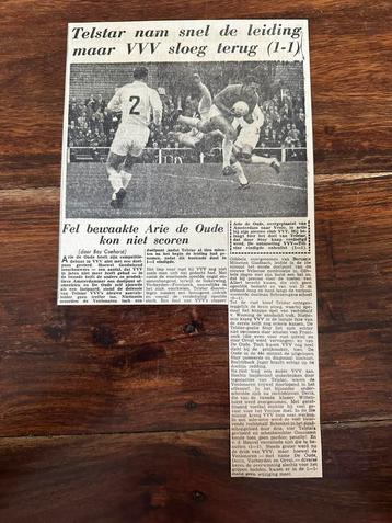 Voetbsl krantenartikel VVV Telstar aug. 1963 Arie de Oude beschikbaar voor biedingen